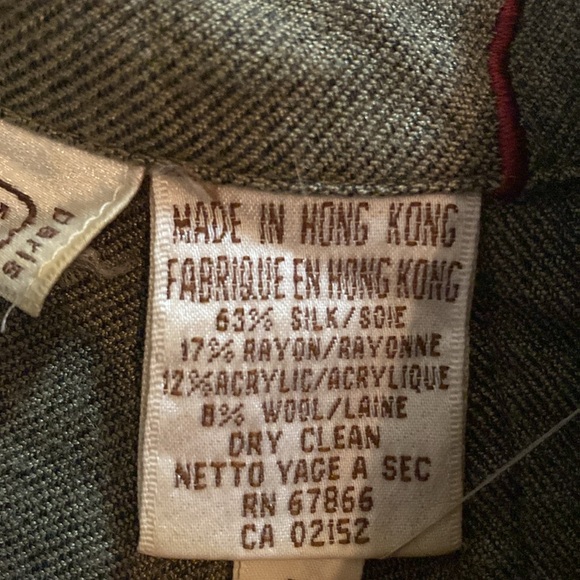 Vintage Marc D’alcy Embroidered Green Women's Jacket - Picture 4 of 12